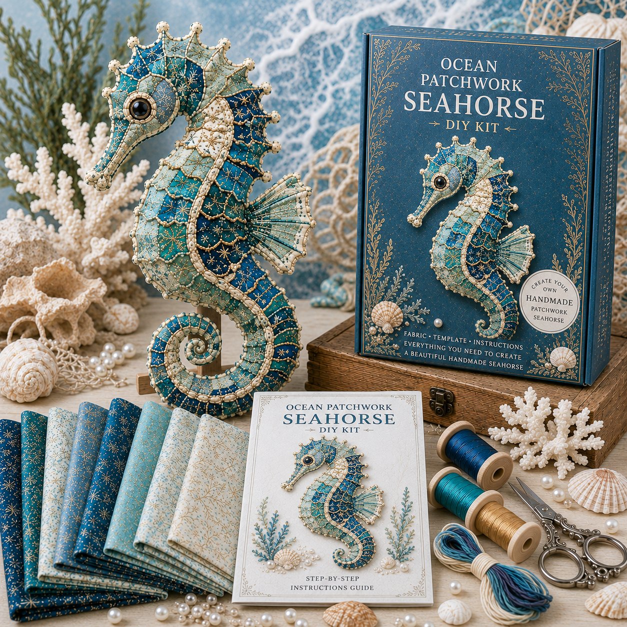 🔥LAST DAY 50% OFF - 🌊Ocean Patchwork DIY Kit