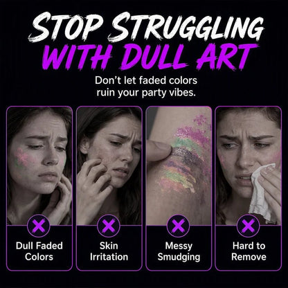 🔥HOT SALE - 49% OFF🎁✨Glow Party Tattoo Pens