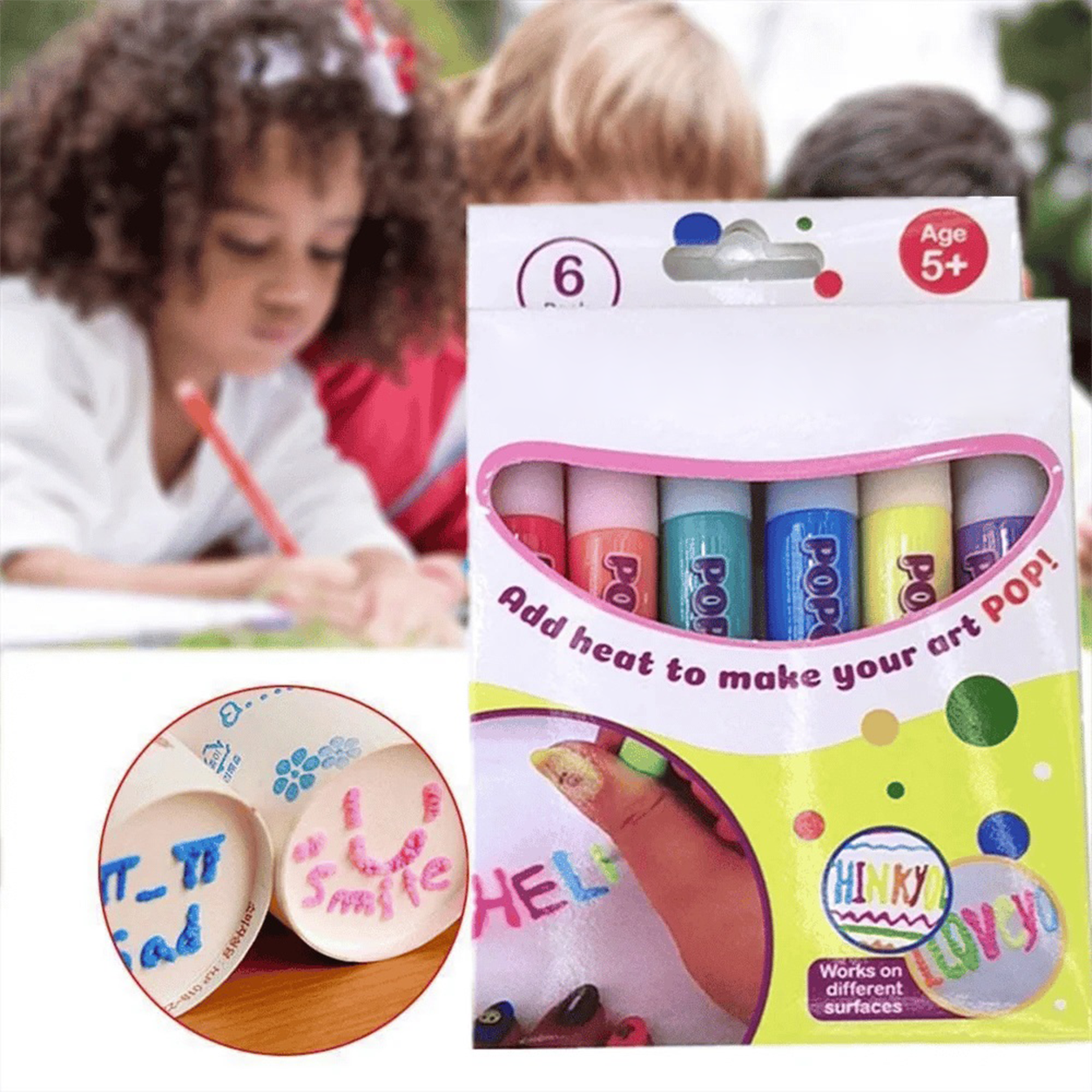 🎁🔮Magic Pen – Draw 3D with one stroke!🎄 DIY Bubble Popcorn Drawing Pens🔥