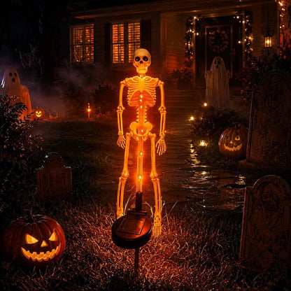 🔥Hot Sale - 49% OFF🎉Solar Skeleton YardStake