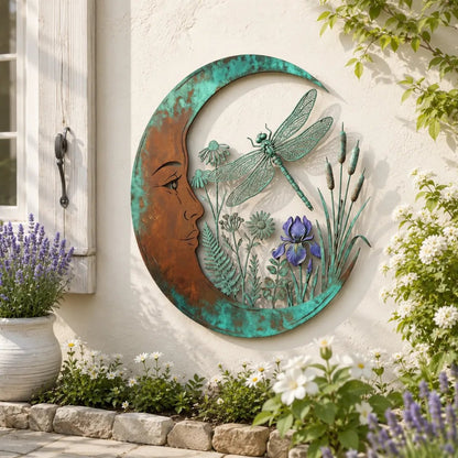 🔥Last Day 49% OFF -Dragonfly Moon Wall Decor