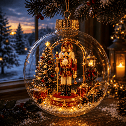 🔥Limited time 69% OFF -✨🎄 Glowing Christmas Story Ornament – Light-Up Mini Holiday Scene
