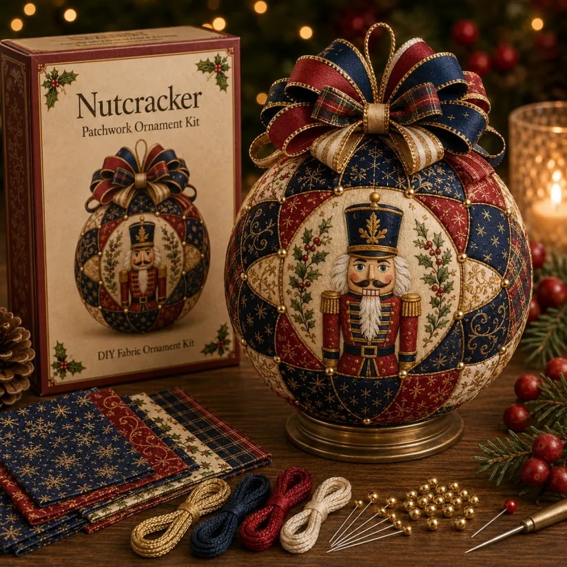 🎄Christmas Classics Patchwork Ornament DIY Kit🎁