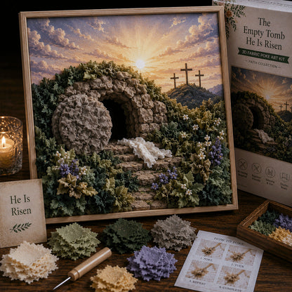 🔥50% Off Last Day🔥✝️ 3D Christian Fabric Poke Art Kit