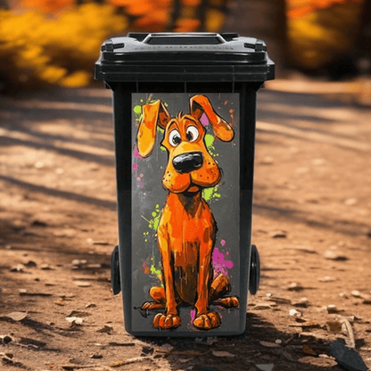 ⏳ Last Day 49% OFF – Creative Trash Can Sticker with Colourful Cartoon✨