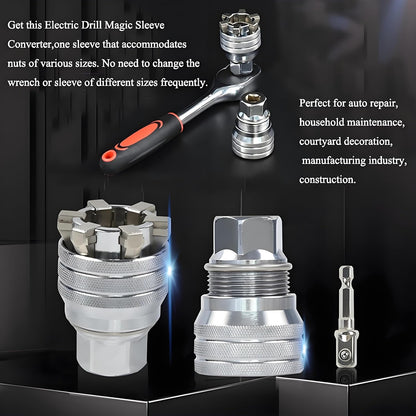 🔧Multi-Function Universal Socket Wrench Tool - Universal Maintenance Tool