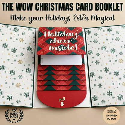 ⏰LAST DAY 49% OFF - 2026 New🎅🎁 Waterfall Christmas Gift Card Booklet 💳✨