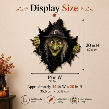 Halloween Break-In 3D Wall Decals