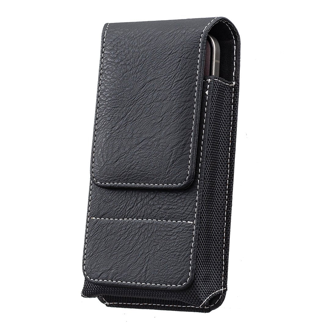 ⚡Big Discount | Waist Belt Cell Phone Pouch 📱 Multi-Pocket Leather Holster with Card Holder