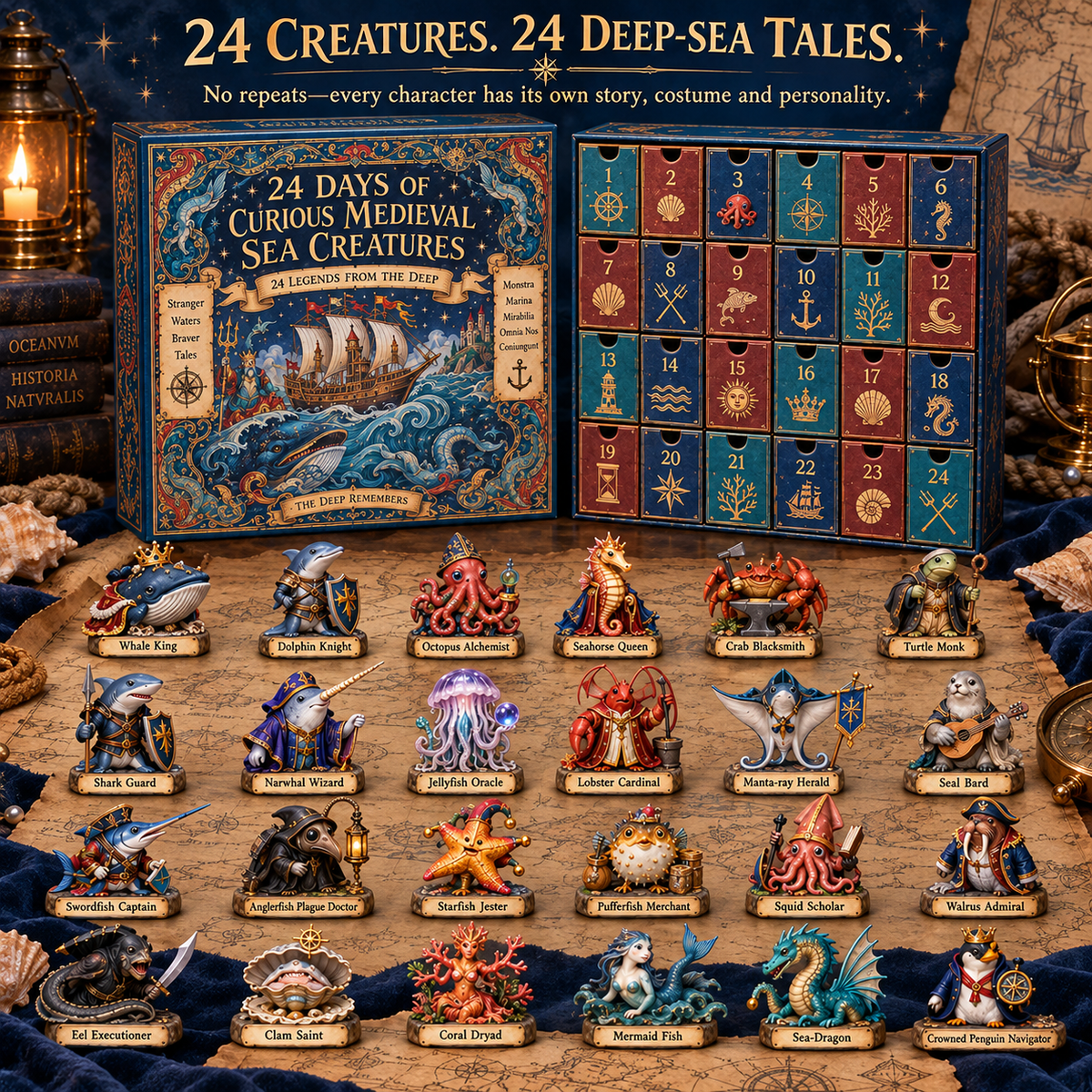 🐈🏰 24 Days of Ugly Medieval Cats – Hilariously Weird Cat Advent Calendar 2026