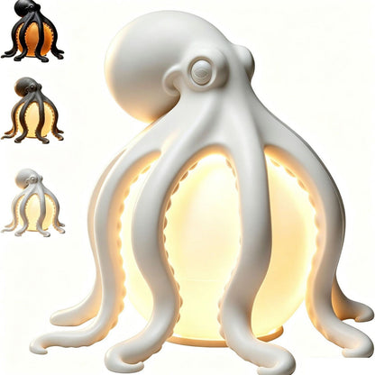🎁🎉Last Day 49%OFF🌟🐙 Ocean Sculpture Octopus Ambient Table Lamp