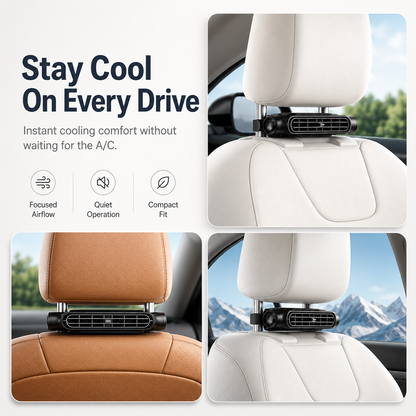 🔥Rechargeable Car Seat Cooling Fans