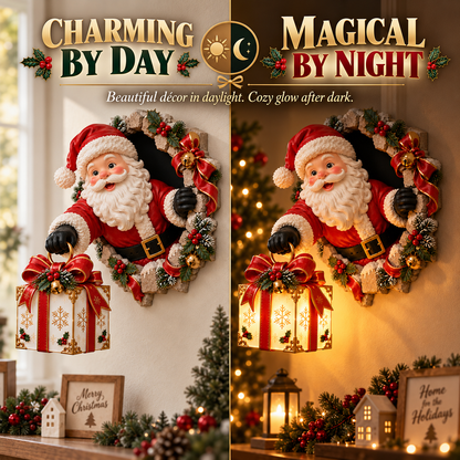 🎅✨ LAST DAY 50% OFF ✨ Santa’s Magical Wall Surprise Light - A 3D Christmas Decoration That Brings Holiday Magic To Life