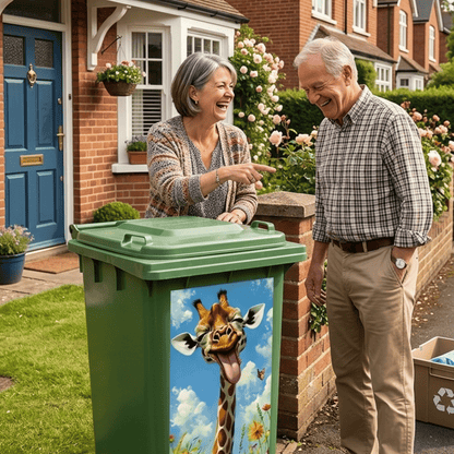 ⏳ Last Day 49% OFF – Creative Trash Can Sticker with Colourful Cartoon✨