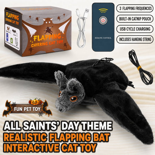 Interactive Electric Bat-Cat Toy🦇