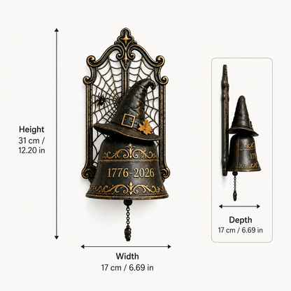 Halloween × America 250 Gothic Liberty Bell Wall Decor