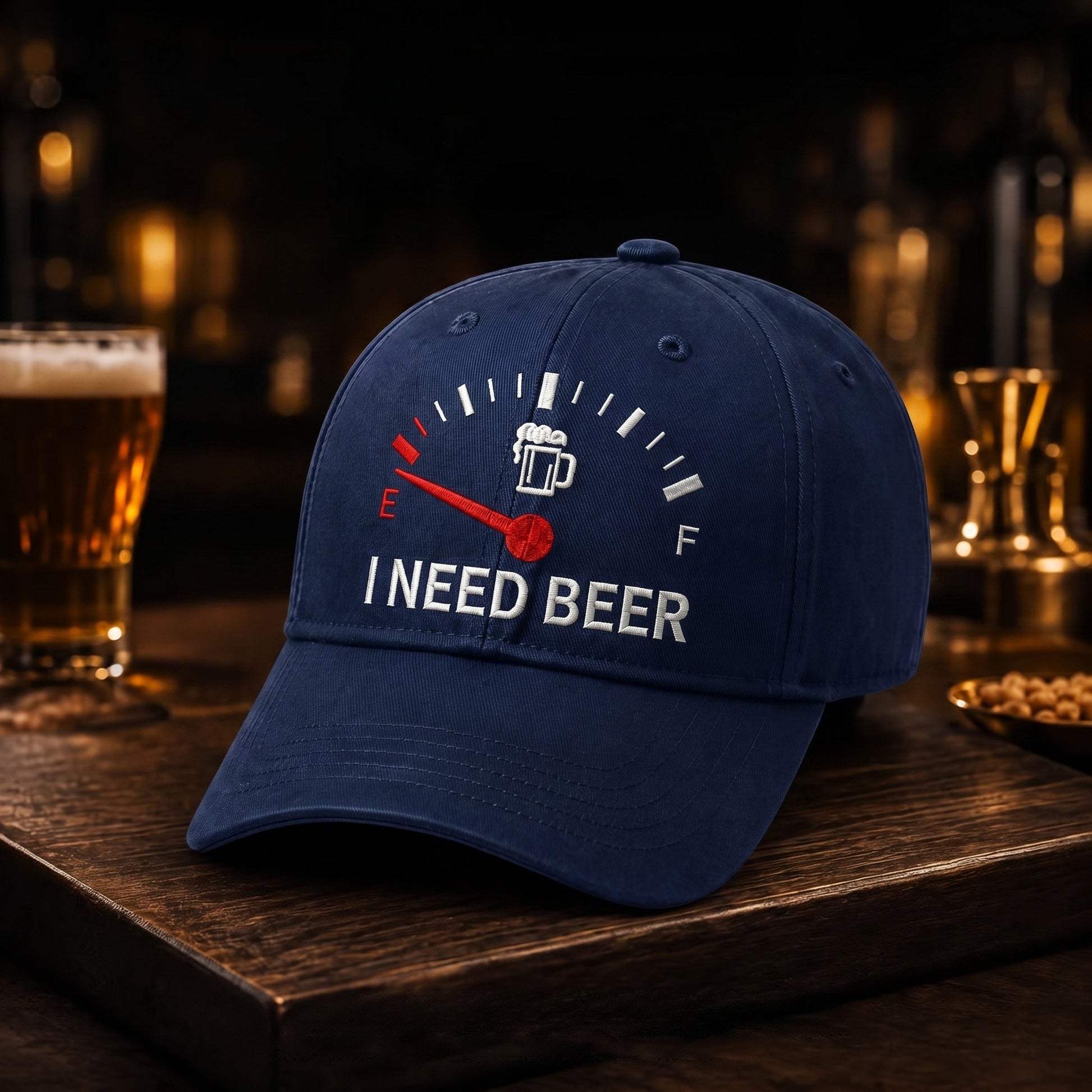 🔥LAST DAY 50% OFF - 🍺 I NEED BEER Embroidered Baseball Cap – Unisex Memorial Hat🧢