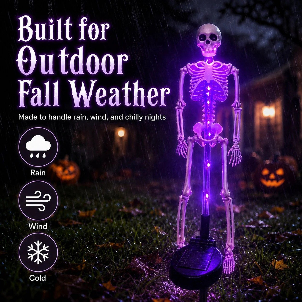 🔥Hot Sale - 49% OFF🎉Solar Skeleton YardStake