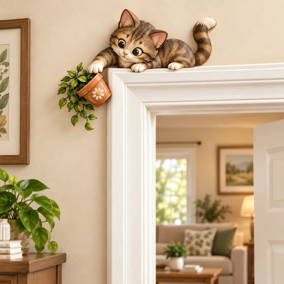🐱🐾Adorable Kitty Door Frame Corner Decor