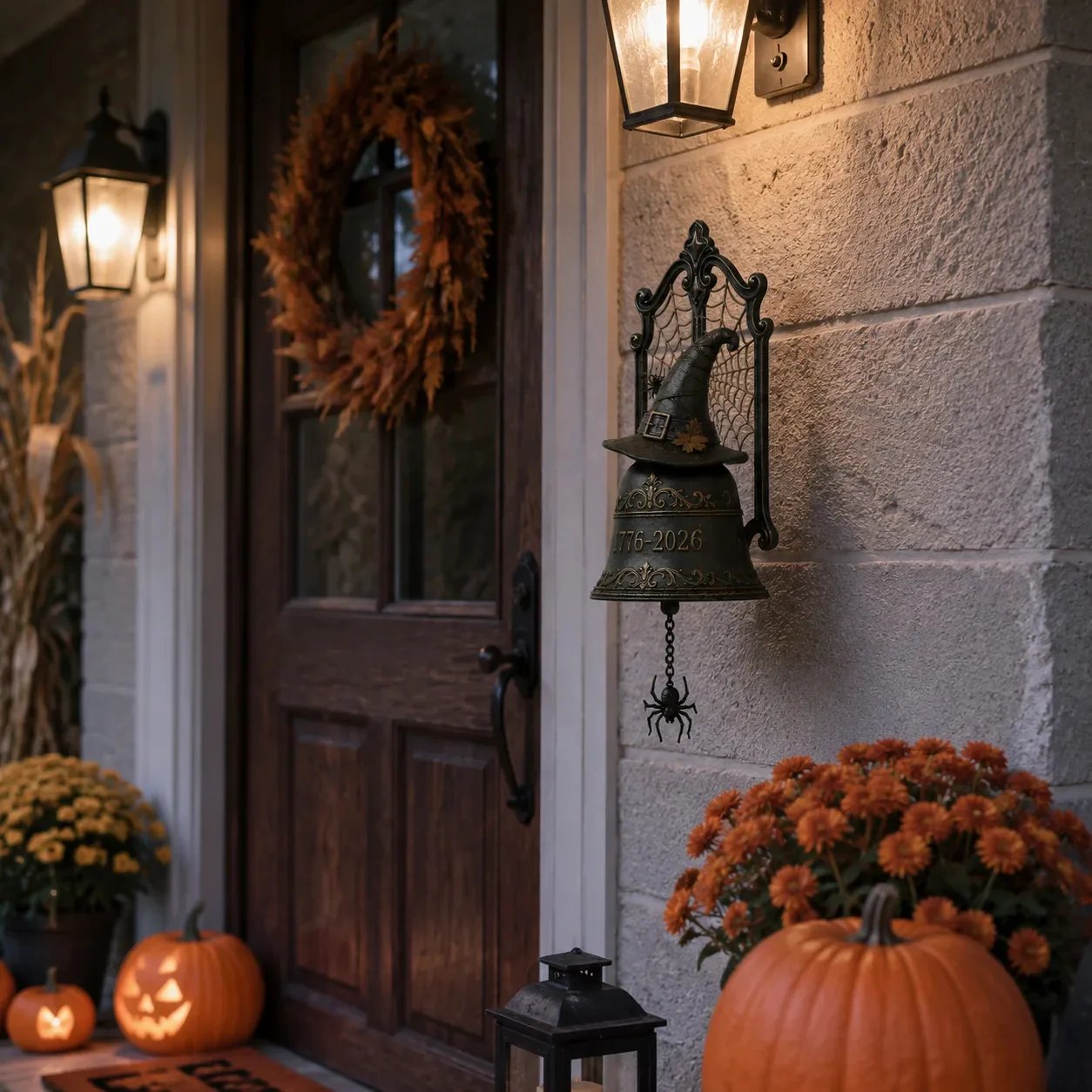 Halloween × America 250 Gothic Liberty Bell Wall Decor