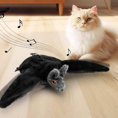 Interactive Electric Bat-Cat Toy🦇