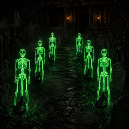 💀 Last Day 50% OFF – Solar Skull Garden Lights with Eerie Color-Changing Glow 🎃