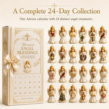 🔥HOT SALE🔥⏳ Last Day 49% OFF – 👼 24-Day Angel Christmas Advent Calendar | 24 Unique Faith-Inspired Angel Ornaments with Hanging Loops for Daily Advent Surprises & Tree Display 🎄✨
