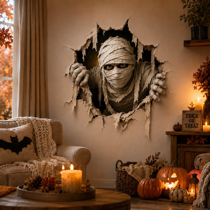Halloween Break-In 3D Wall Decals
