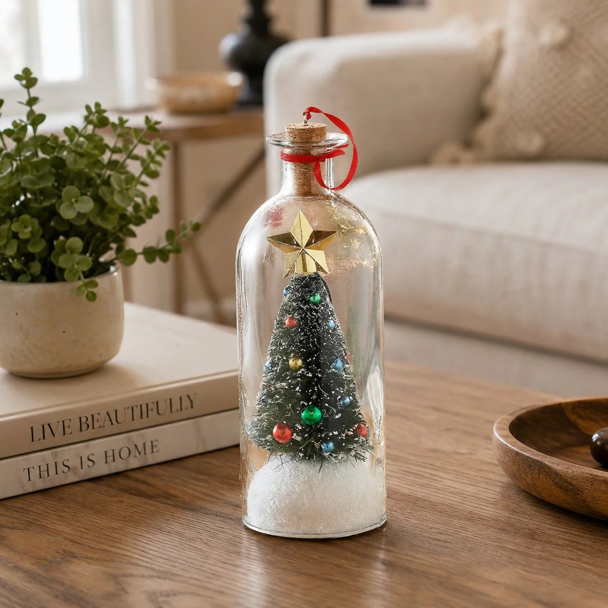 🎁🔥Mr. Christmas  Christmas Tree Message In A Bottle