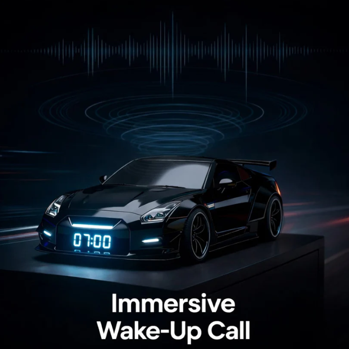 🏎️Hypercar Alarm Clock⏰Realistic Engine & Light Effects🔥