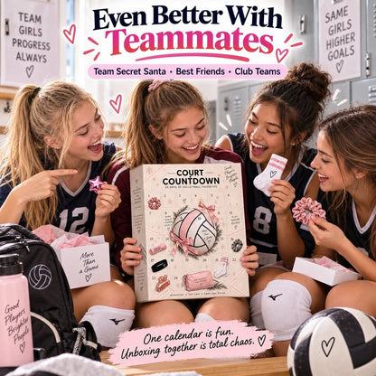 ⏳ Last Day 49% OFF – 🏐 2026 Volleyball Advent Calendar | 24 Mystery Doors with Sporty Surprises for Players & Volleyball Fans 🎁