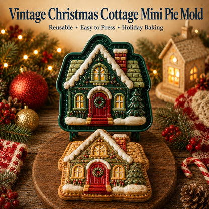 🔥 Last Day 49% OFF – 🎄 9-Design Christmas Mini Pie Mold Collection 🥧✨