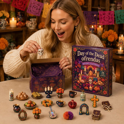 Day of the Dead Ofrendas Advent Calendar 2026 - 24-Day Festive Countdown Blind Box