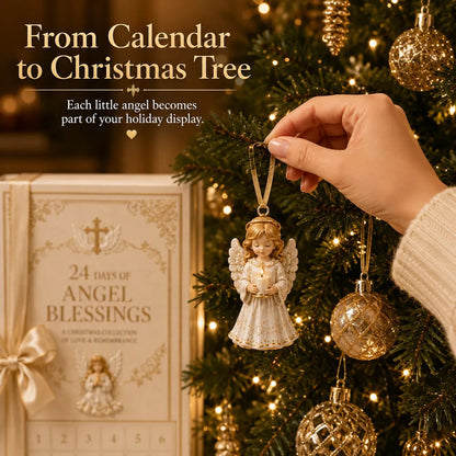🔥HOT SALE🔥⏳ Last Day 49% OFF – 👼 24-Day Angel Christmas Advent Calendar | 24 Unique Faith-Inspired Angel Ornaments with Hanging Loops for Daily Advent Surprises & Tree Display 🎄✨