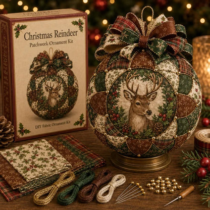 🎄Christmas Classics Patchwork Ornament DIY Kit🎁