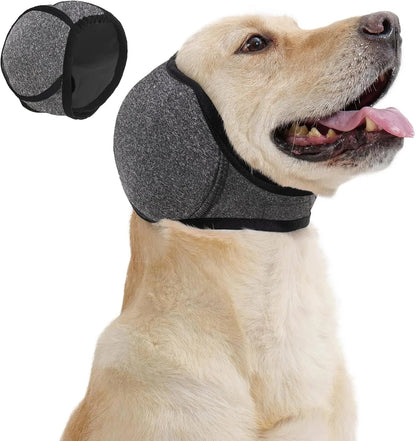 Dog Calming Ear Wraps 🐶 – Noise Cancelling & Waterproof Ear Cover for Anxiety Relief, Fireworks & Bath Protection 💧