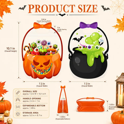 🔥Last Day 50% OFF - 🎃Halloween Plastic Goodie Bags