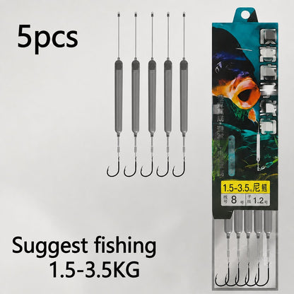 🎣 Pre-Tied Off Bottom Fishing Rig | Anti-Snag Floating Bottom Hook Leaders