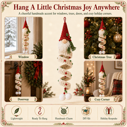 🔥49% OFF🎄 DIY Crochet Gnome Ornament Collection📦Limited Stock🎁