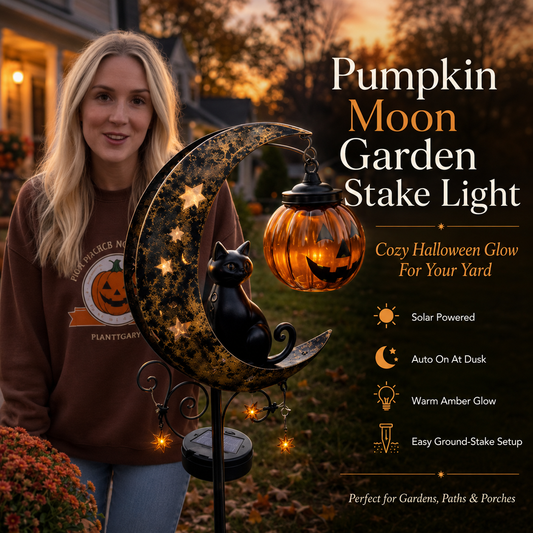 🎃Pumpkin Moon Garden Stake Light