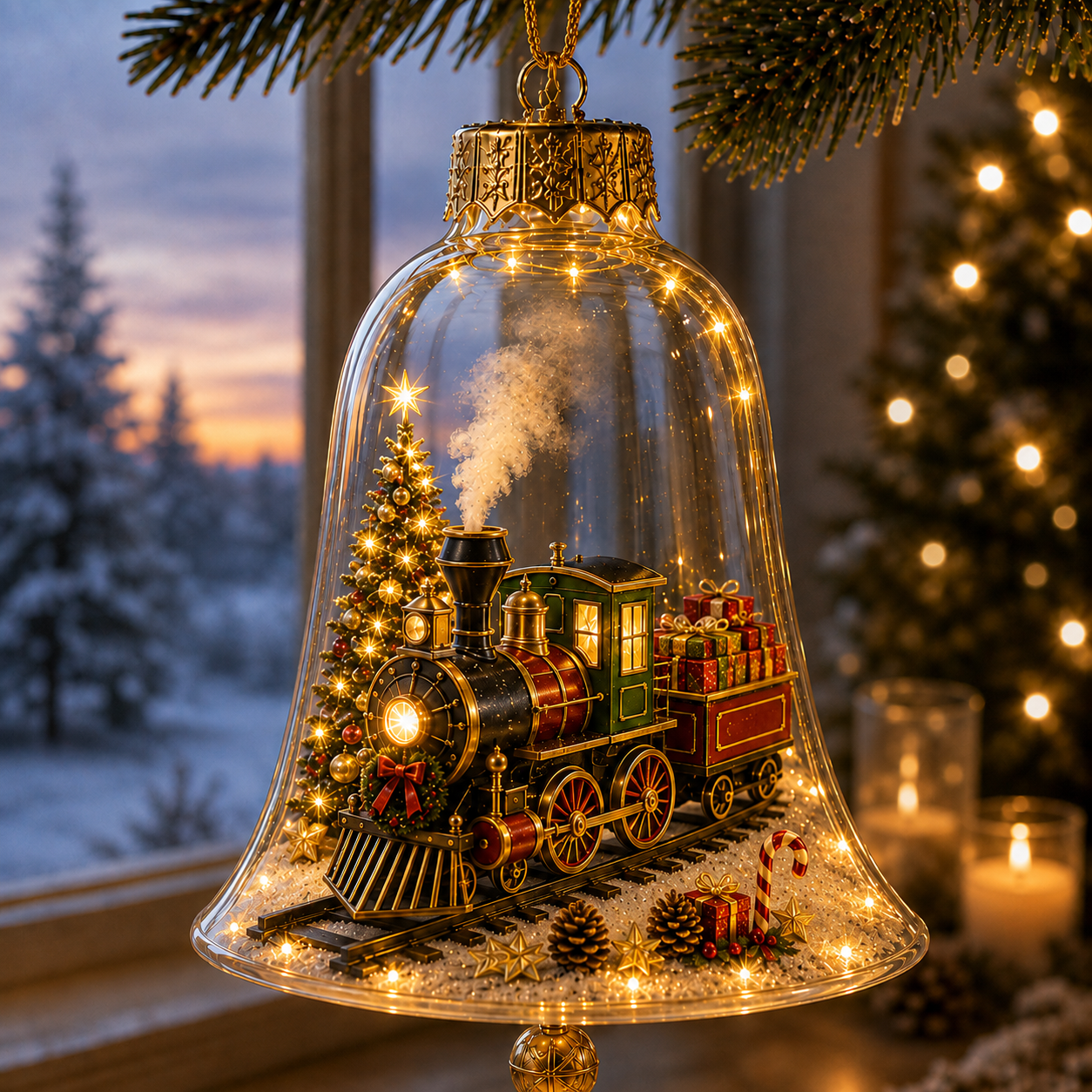 🔥 Limited Time 69% OFF🔔✨ Glowing Christmas Bell – A Magical Light-Up Holiday Decoration
