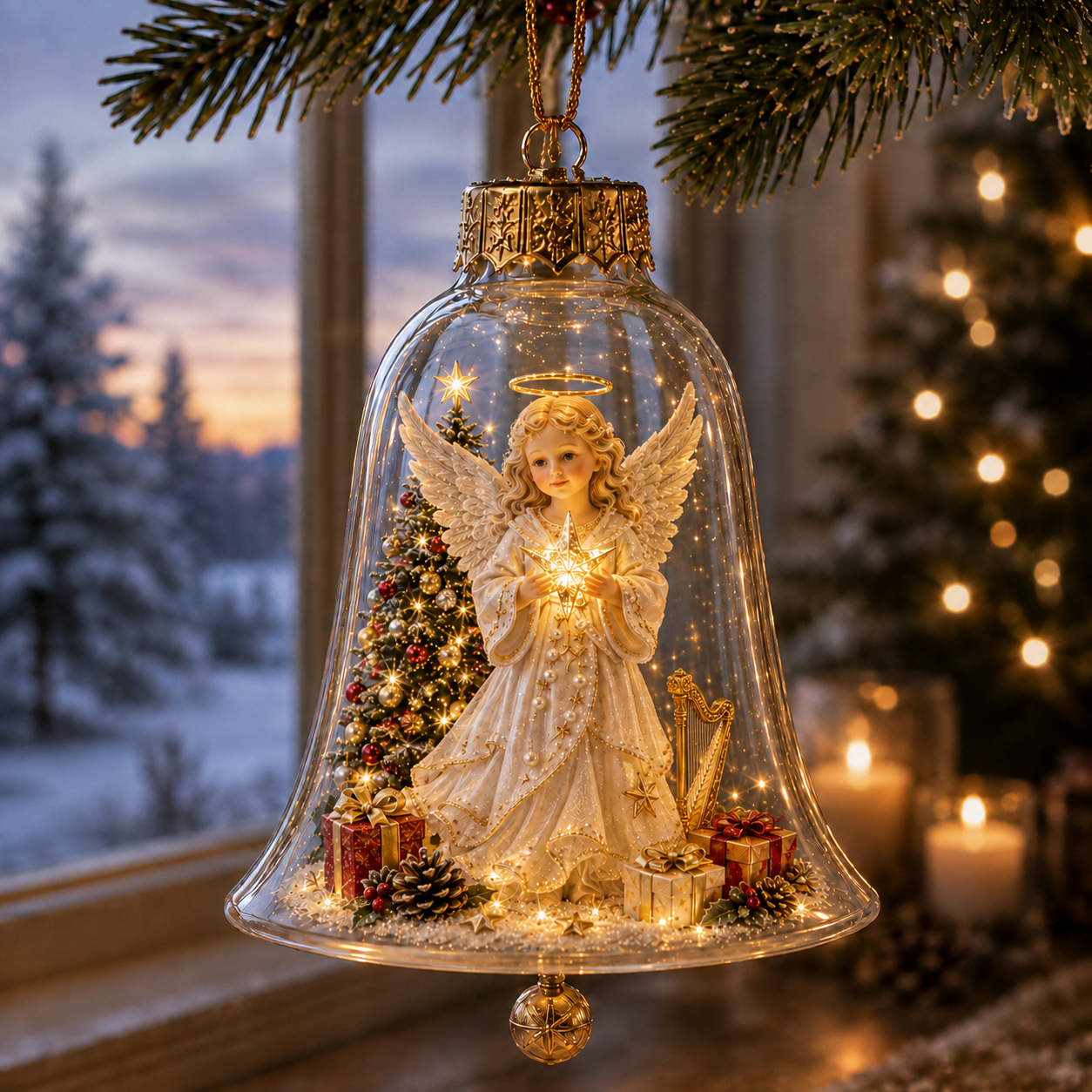 🔥 Limited Time 69% OFF🔔✨ Glowing Christmas Bell – A Magical Light-Up Holiday Decoration