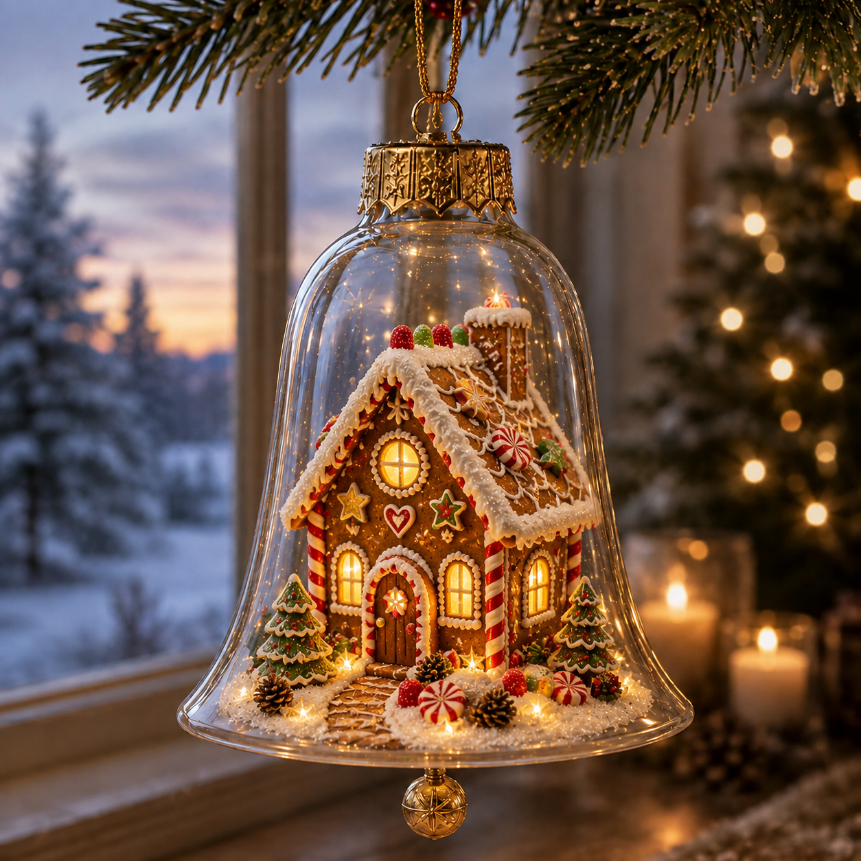 🔥 Limited Time 69% OFF🔔✨ Glowing Christmas Bell – A Magical Light-Up Holiday Decoration