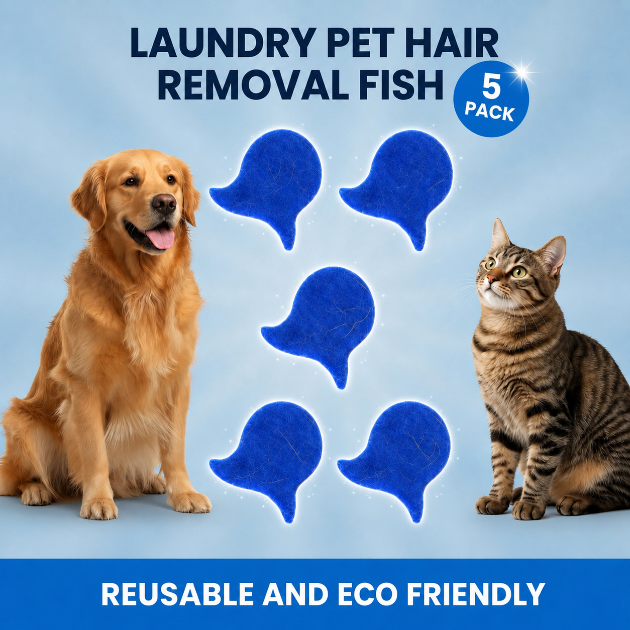 💦Laundry Pet Hair Removal FishS