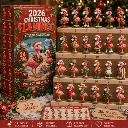 🦩 2026 Christmas Flamingo Advent Calendar– Every Day Brings New Surprises 🎄✨