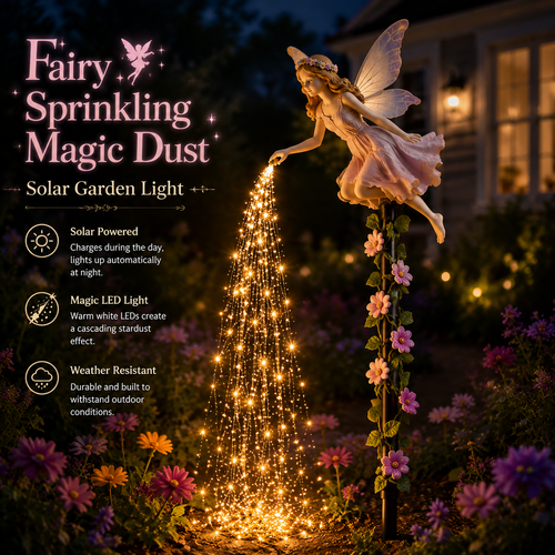 🔥Today 50% OFF🧚‍♀️Fairy Sprinkling Magic Dust Garden Light🌸