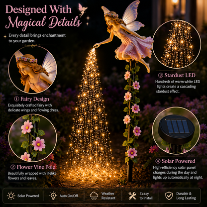 🔥Today 50% OFF🧚‍♀️Fairy Sprinkling Magic Dust Garden Light🌸
