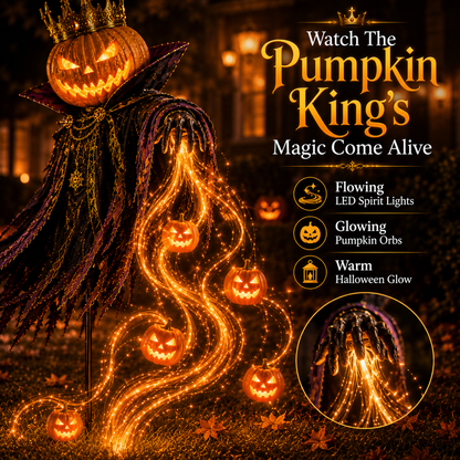 🎁HALLOWEEN SPECIAL • 49% OFF🎃Pumpkin King Awakening™ – Flowing LED Halloween Yard Light
