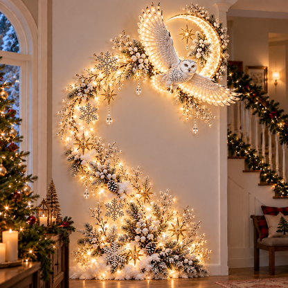 ⏳ Last Day 48% OFF – 🐦 Lighted Flying Bird Christmas Wall Decor Collection | Warm LED Holiday Display