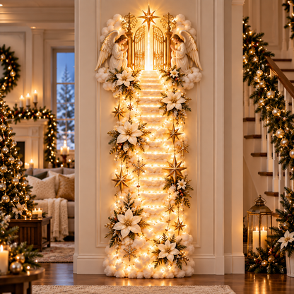 ✨ Christmas Blessing Trail Wall Light Collection – 6 Glowing Faith, Family & Freedom Designs